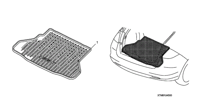 ACCESSORIES/CARGO TRAY for 2013 Honda INSIGHT #1