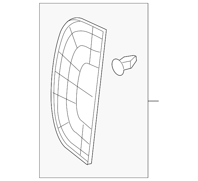 768A0-1FA0A Деталь APPLIQUE PANEL, LEFT