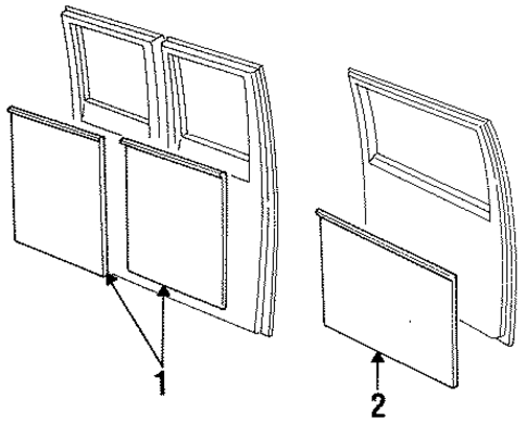B150 INTERIOR TRIM - SIDE DOOR 2