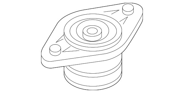 55330-C2100 SHOCK MOUNT, LEFT