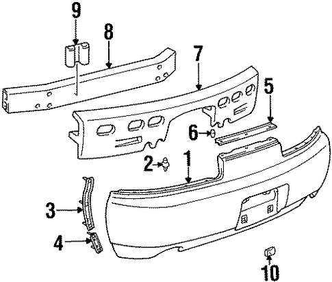 SC300 BUMPER & COMPONENTS - REAR