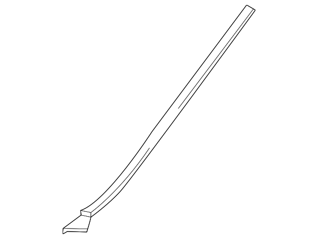 212-690-11-62-5230 DRIP MOLDING, LEFT