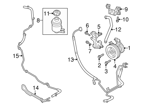 Genesis Coupe PUMP & HOSES
