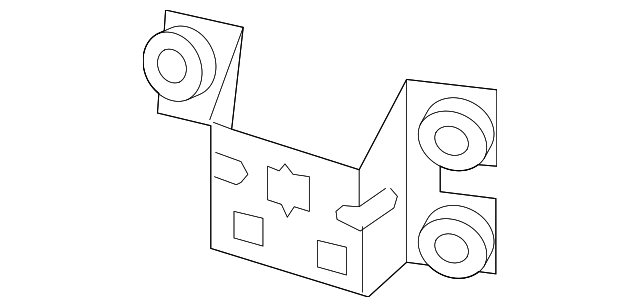 57220-2M000 Деталь RESERVOIR ASSY MOUNT BRACKET