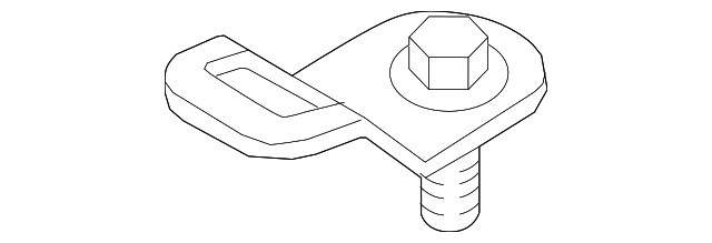 89891-C2000 Деталь CHILD SEAT BRKT