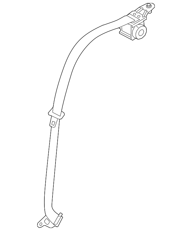89850-C2000-PPB Деталь CENTER BELT ASSY