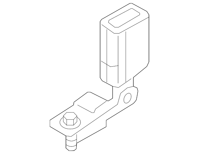 89830-C2000-PPB Деталь BUCKLE, RIGHT