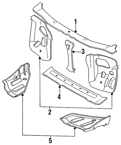 Legacy RADIATOR SUPPORT