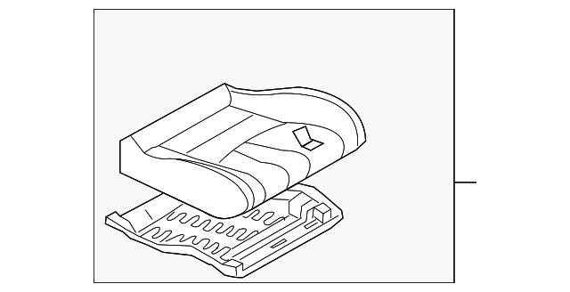 87300-CD015 Деталь SEAT CUSHION
