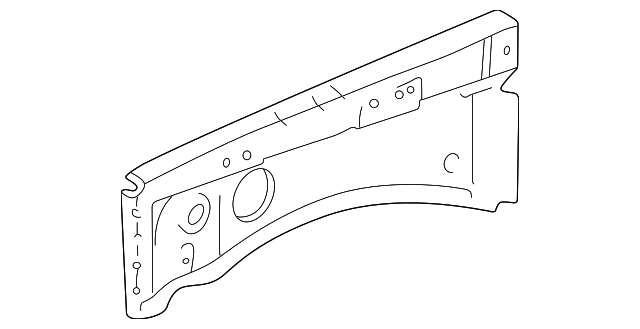 53732-60040 Деталь APRON REINF, LEFT