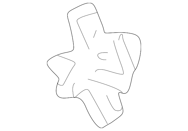 4658448AC CONTROL ROD CLIP, RIGHT