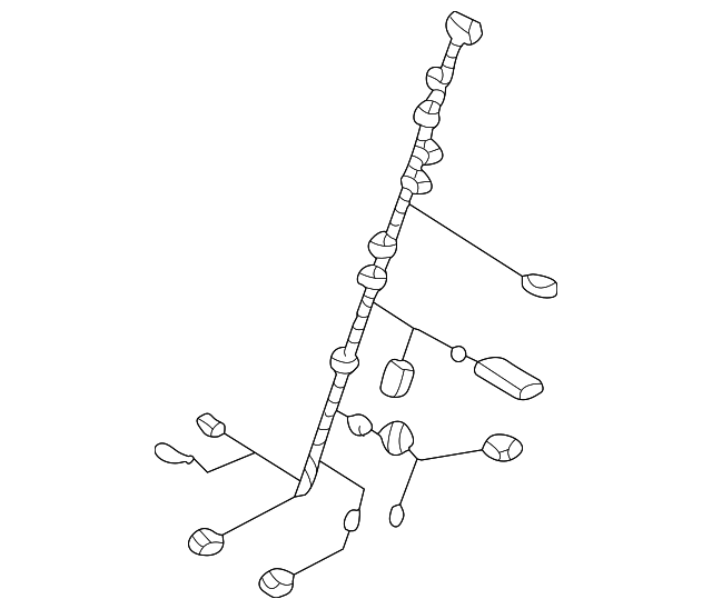 61-12-6-908-611 Деталь WIRE HARNESS, LEFT