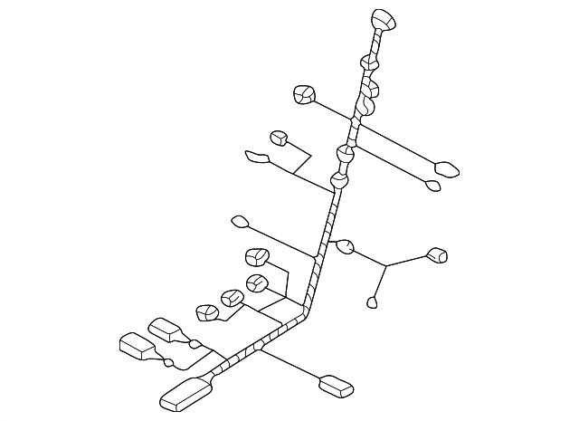 61-12-8-380-443 Деталь WIRE HARNESS, RIGHT
