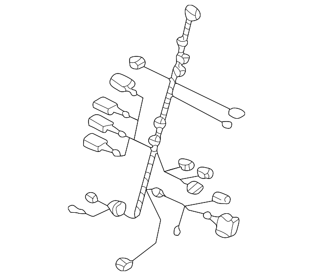 61-12-8-380-431 Деталь WIRE HARNESS, LEFT
