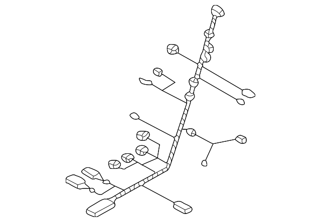 61-12-6-900-757 Деталь WIRE HARNESS, RIGHT