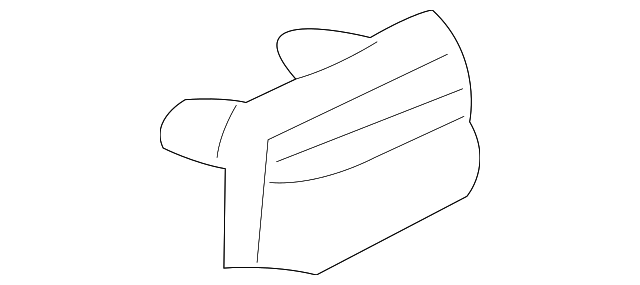 88890-0W010 Деталь BELT & RETRACTOR HOOK, LEFT