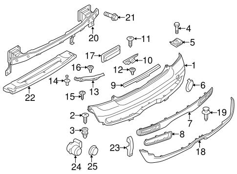 Cooper BUMPER & COMPONENTS - REAR