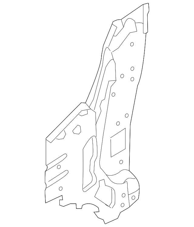 F7600-1PAMA Деталь INNER HINGE PLR, RIGHT