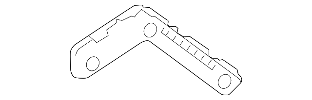 52115-02240 SIDE RETAINER, RIGHT