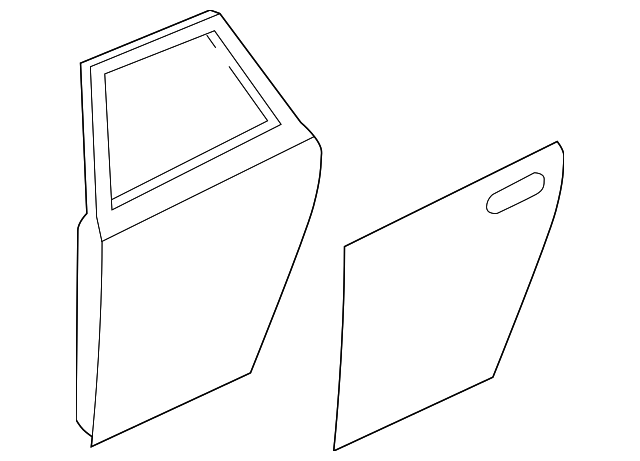 BNYF-72-02XE Деталь DOOR SHELL, RIGHT