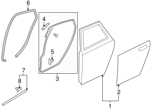 3 DOOR & COMPONENTS