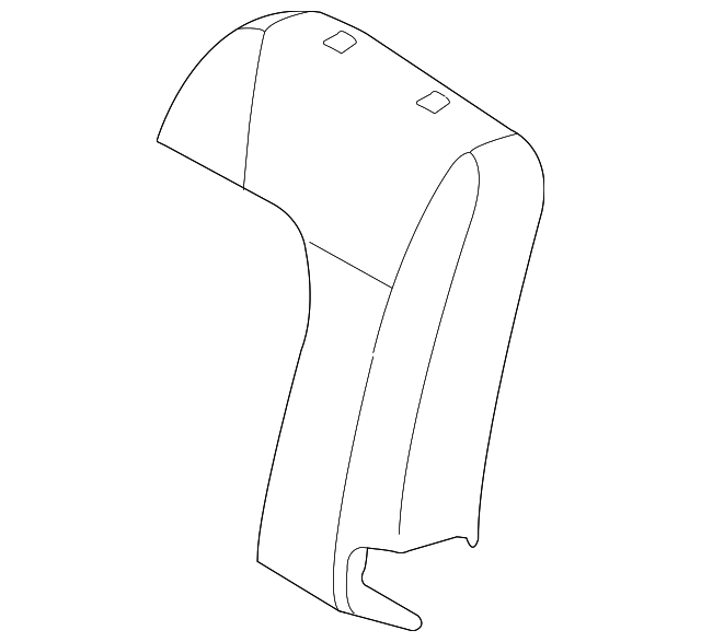 71551-AE030 SEAT BACK PAD, RIGHT