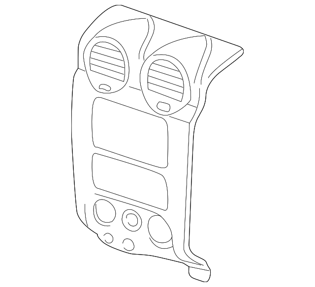 15115676 Деталь CENTER PANEL
