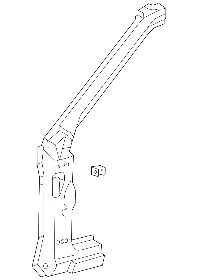 61131-02030 Деталь OUTER HINGE PLR, RIGHT