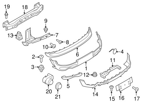 Cooper BUMPER & COMPONENTS - REAR