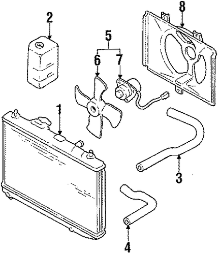Justy RADIATOR & COMPONENTS