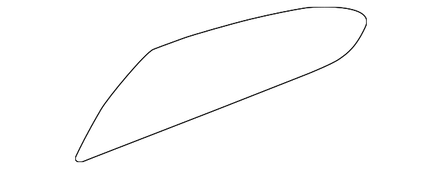 4574512AE Деталь DOOR GLASS, RIGHT