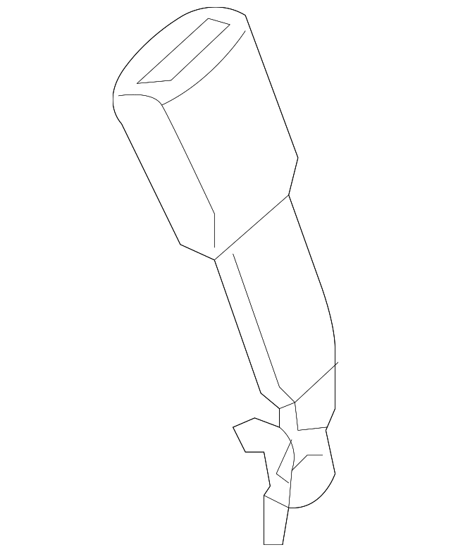 86842-3TA8A BUCKLE, RIGHT