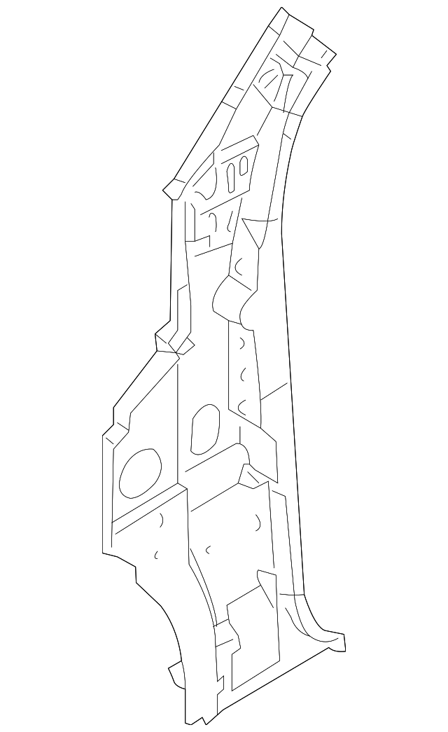 96345133 Деталь COWL SIDE PANEL, LEFT
