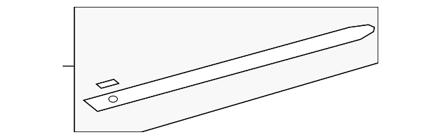 66249-0C080 SIDE TRIM PANEL, LEFT
