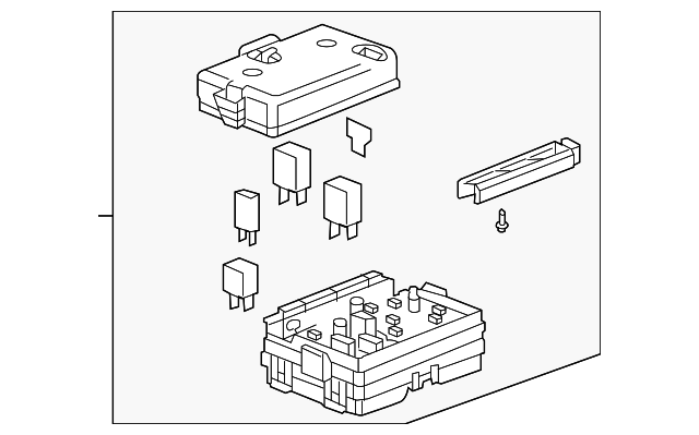 25925580 Деталь FUSE BOX