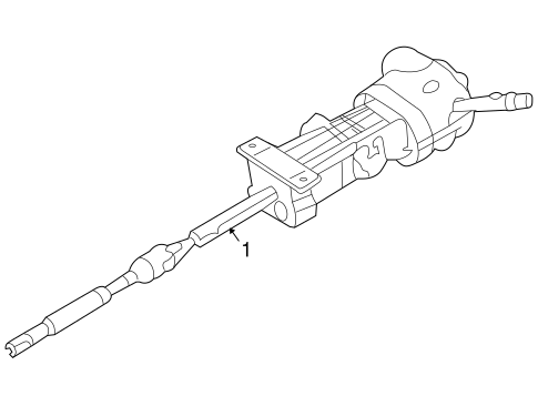 i-290 STEERING COLUMN ASSEMBLY