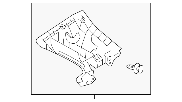 62470-0E130-A0 UPPER QTR TRIM, RIGHT
