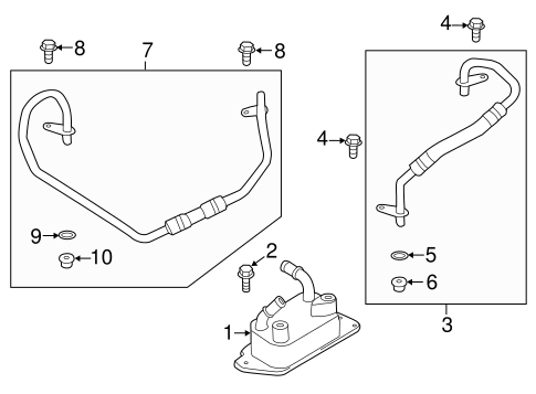 Escape TRANS OIL COOLER