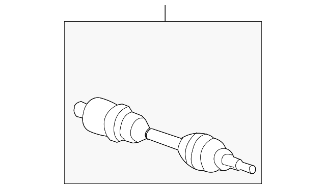 5170822AA AXLE ASSY
