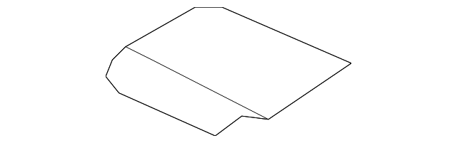 96177281 BUMPER COVER PAD, LEFT