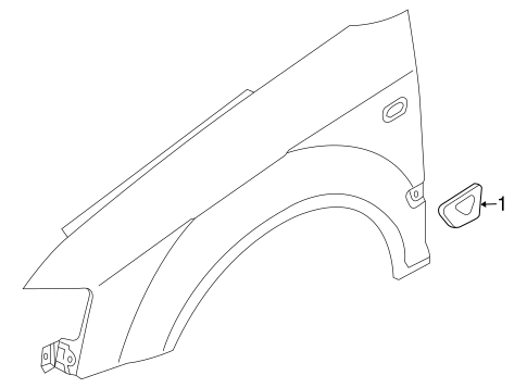 A4 EXTERIOR TRIM - FENDER