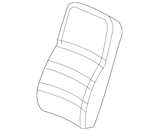 19250745 Деталь SEAT BACK COVER