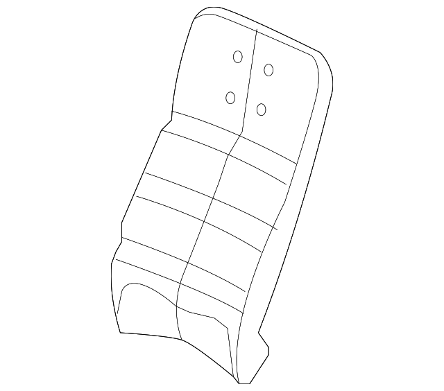 19250642 Деталь SEAT BACK PAD