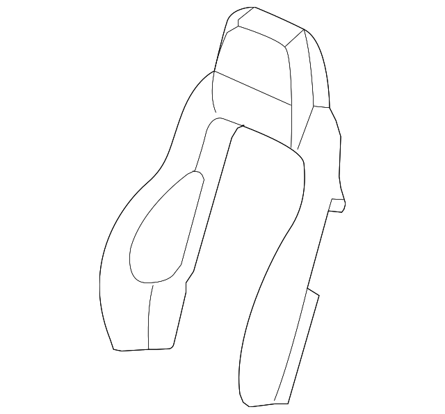 19330722 Деталь SEAT BACK PAD