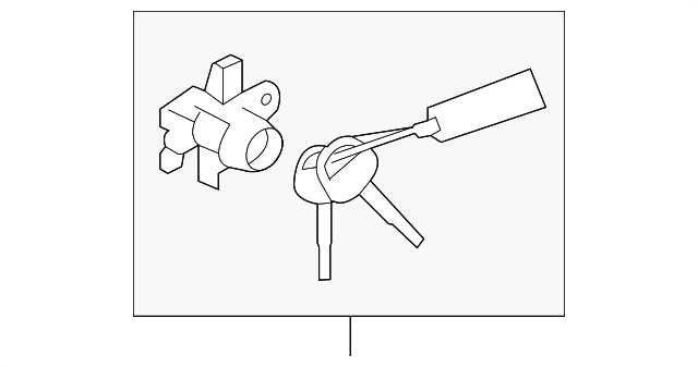 81980-2KA00 Деталь CYL & KEYS, RIGHT