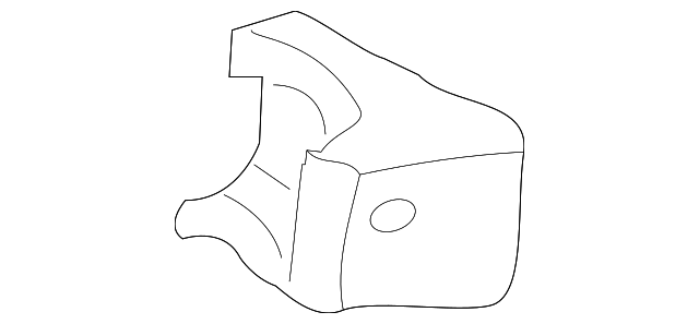 F2UZ-17A986-B Деталь STONE DEFLECTOR BRACKET, RIGHT