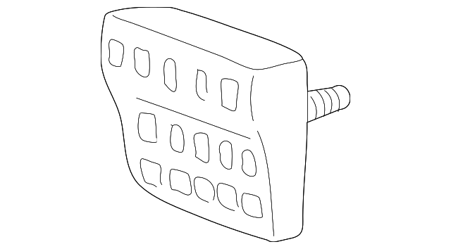 F2UZ-17C882-A Деталь BUMPER STUD PLATE, RIGHT