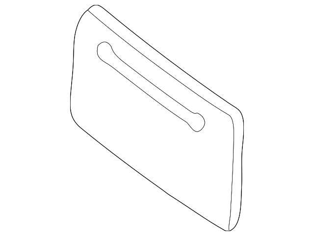 F7UZ-17A385-ABW Деталь LICENSE BRACKET