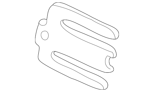 F2UZ-17765-A Деталь BUMPER SHIM, RIGHT