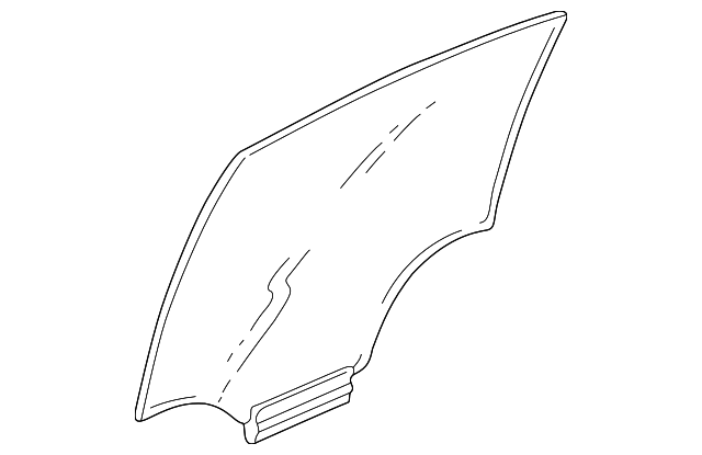 22644121 Деталь MOVEABLE GLASS, LEFT